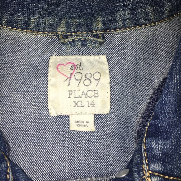 Denim jacket🦋 - Picture 4 of 5